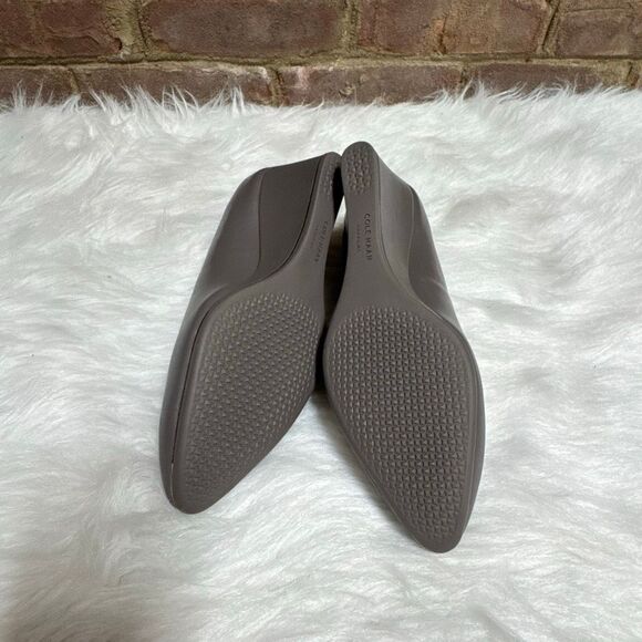 Cole Haan Grand Ambition Womens Size 9B Slip On Pointed Wedge W15849 Gray - Picture 6 of 8